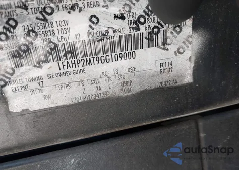 2016 Ford Police Interceptor z USA, uszkodzony, nr VIN 1FAHP2MT9GG109000